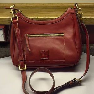 Dooney Bourke Red Florentine Large Toscana Crossbody
